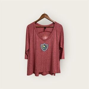 The Beer Stein Red V-Neck